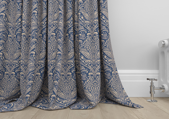 Hathaway, Indigo - Made to Measure Curtains - Image 6